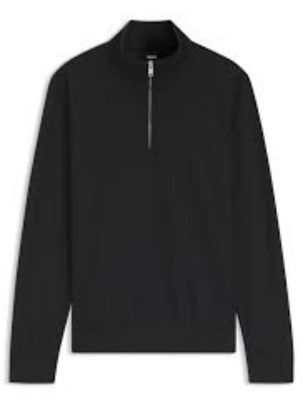 19 - NWT BOSS QUARTER ZIP SWEATSHIRT COTTON BLEND